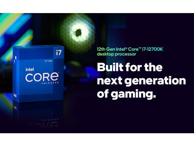 Intel Core i7-12700K - Core i7 12th Gen Alder Lake 12-Core (8P+4E) 3.6 GHz LGA 1700 125W Intel UHD Graphics 770 Desktop Processor - BX8071512700K