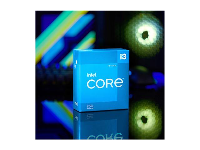 Intel Core i3-12100F - Core i3 12th Gen Alder Lake Quad-Core 3.3 GHz LGA 1700 58W Desktop Processor - BX8071512100F Intel Core i3-12100F - Core i3 12th Gen Alder Lake Quad-Core 3.3 GHz LGA 1700 58W Desktop Processor - BX8071512100F