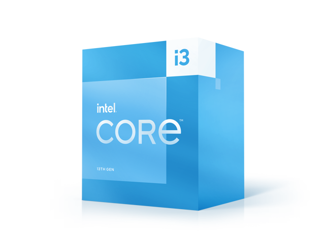 Intel Core i3-13100 Desktop Processor 4 cores (4 P-cores + 0 E-cores) 12MB Cache, up to 4.5 GHz - Box