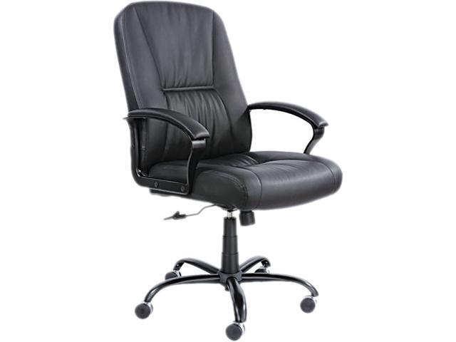 Serenity Big Tall Leather Series High Back Chair Black Newegg Com
