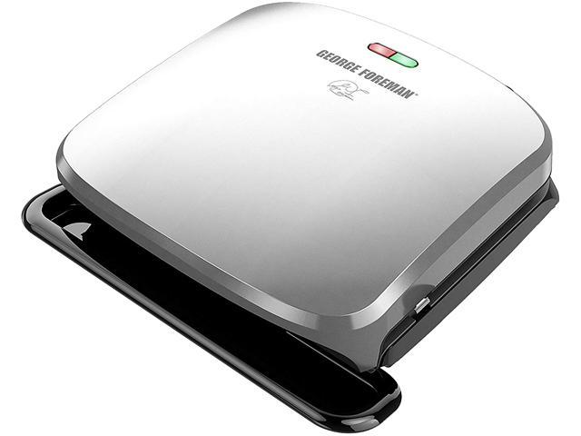 Black 4-Serving Removable Plate Grill and Panini Press