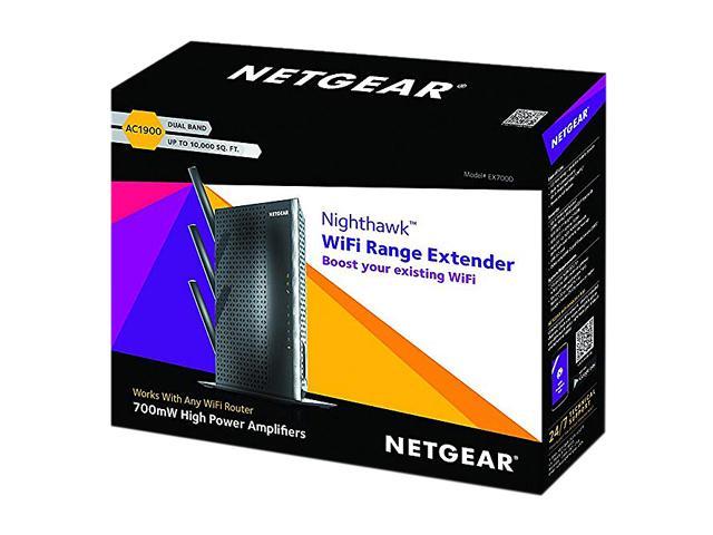 Netgear Nighthawk Ac1900 Dual Band Gigabit Wifi Range Extender Ex7000