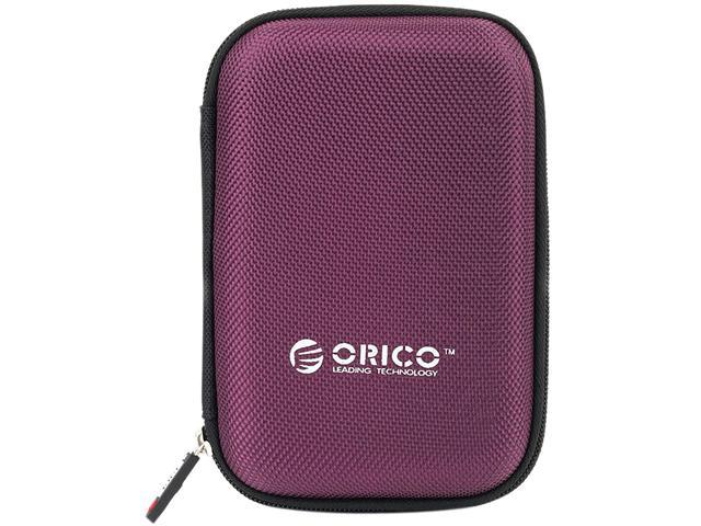 ORICO 2.5 inch Portable External Hard Drive Protection Bag Dual Buffer Layer HDD Protector Case - Purple (PHD-25)
