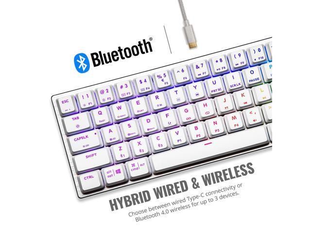 Cooler Master SK622 Silver White Wireless 60% Mechanical Keyboard