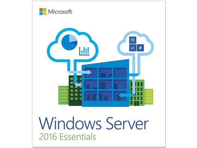 Windows Server 2016 Essentials 1 Server 2 Cpu Oem Newegg Com