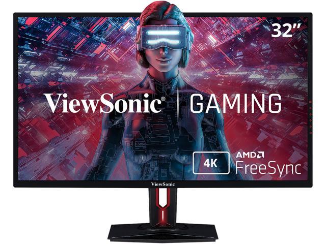 ViewSonic XG3220 32 Inch 60Hz 4K Gaming Monitor with FreeSync HDMI DP Eye Care Advanced Ergonomics and HDR10 for PC and Console Gaming