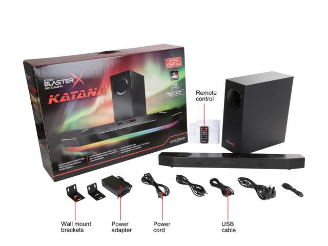 Katana Bluetooth Wireless Gaming Soundbar - Newegg.com