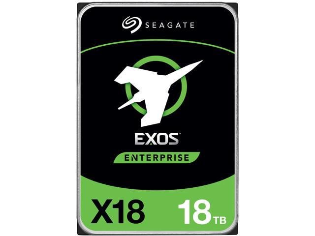 Seagate 18TB Exos X18 7200 RPM SATA 6Gb/s 256MB Cache 3.5-Inch Enterprise Hard Drive HDD (ST18000NM000J) - OEM