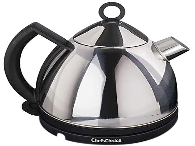 Chef Schoice 685 Stainless Steel Deluxe Cordless Electric Tea Kettle Newegg Com