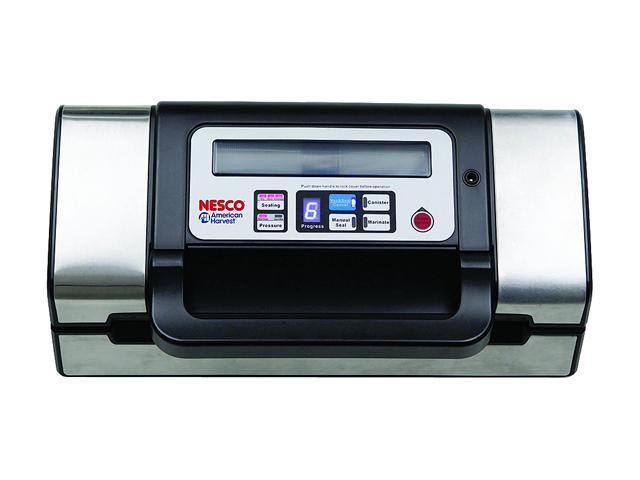 Nesco American Harvest VS-12, 130W Deluxe Vacuum Sealer, Black