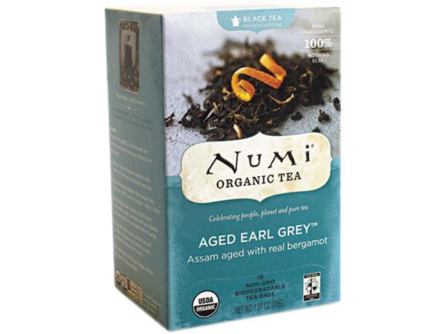 Photo 1 of Num Organic Teas and Teasans, 1.27 oz, Aged Earl Grey, 18/Box exp 12/2025