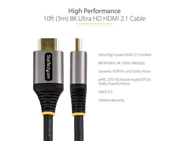 Startech HDMM3M 3m High Speed HDMI Cable - Ultra HD 4k x 2k HDMI Cable