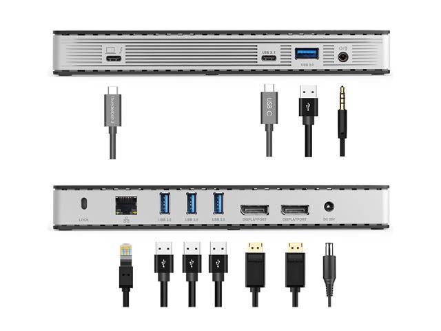 Wavlink Thunderbolt 3 USB-C 8K Docking Station Dual 4K Docking