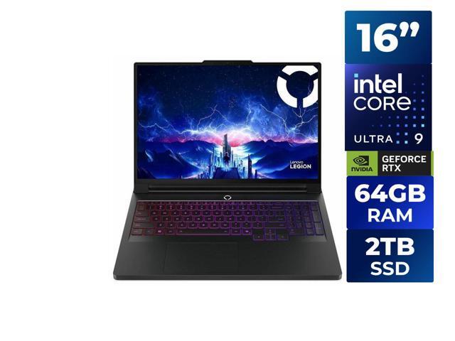 Lenovo Legion Pro 7 16IAX10H 16" Gaming Notebook - Intel Core Ultra 9 275HX - 64GB - 2TB SSD - Black - Windows 11 Pro - NVIDIA GeForce RTX 5090 with 24 GB -Webcam - IEEE 802.11be Wireless  83F5001RUS