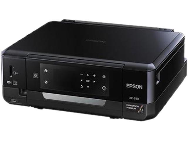 EPSON Premium XP-630 (C11CE79201) Duplex 5760 dpi x 1440 dpi wireless/USB Color Inkjet MFP Printer
