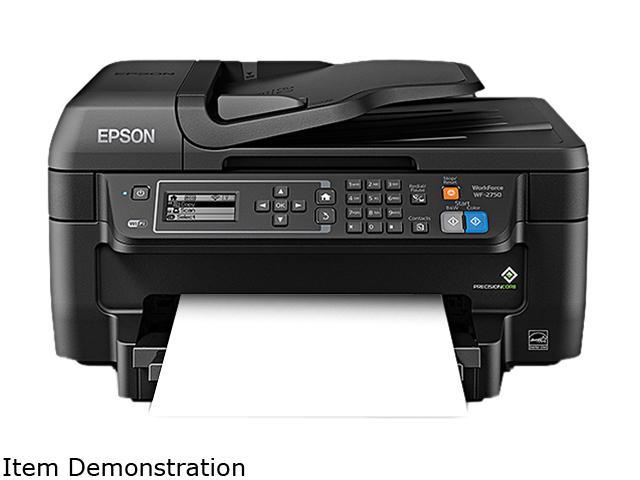 Epson Wf2750 Workforce All In One Wireless Color Printercopierscannerfax Neweggca 3969