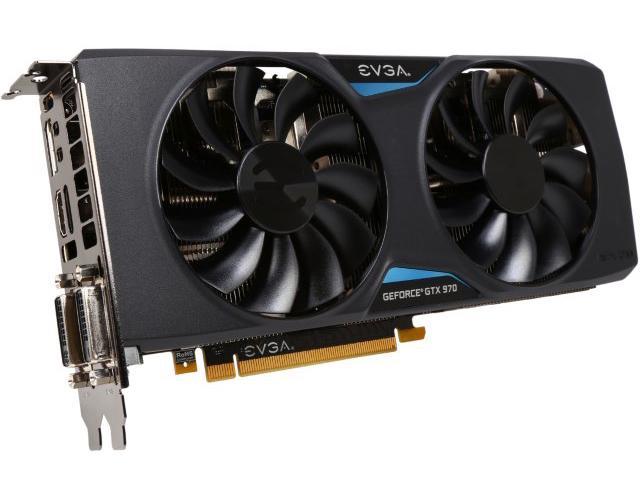 EVGA GeForce GTX 970 04G-P4-2978-KR 4GB FTW GAMING w/ACX 2.0, Silent Cooling Video Graphics Card