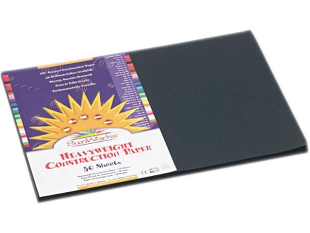 Photo 1 of Construction Paper, 58 lbs., 12 x 18, Black, 50 Sheets/Pack