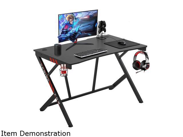 Details about   Gaming Desk Home Office Computer Table Ergonomic Racing Style Gamer Student Play 