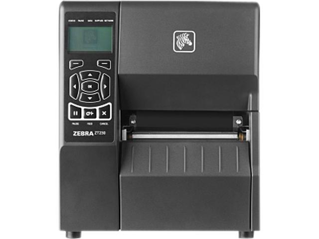 Zebra Zt230 4” Industrial Direct Thermal Label Printer Lcd 203 Dpi Serial Usb Int 10100 2311