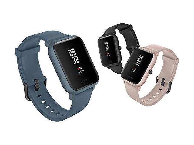 Amazfit Bip Lite Smartwatch 45 Day Battery Life Heart Rate Sleep Monitor 1 28 Always On Touchscreen 3 Atm Water Resistant Multisport Tracker Black Newegg Com