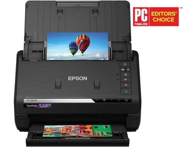 Epson FastFoto FF-680W Wireless High-speed Scanning System for PC and Mac Document Scanners -