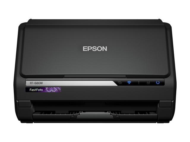 Epson FastFoto FF-680W Wireless High-speed Scanning System for PC and Mac Document Scanners -