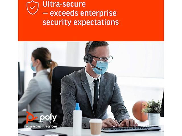 Poly Savi 7310 Ultra-Secure Monaural On 