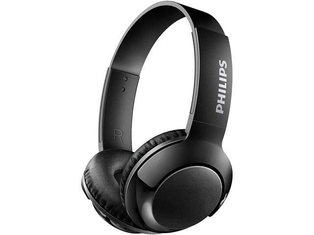 Philips SHB3075BK BASS+ Wireless Bluetooth On-Ear Headphones with Mic - Black