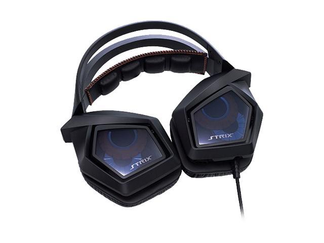 Asus Strix 7 1 Superior True 7 1 Surround Gaming Headset Newegg Com