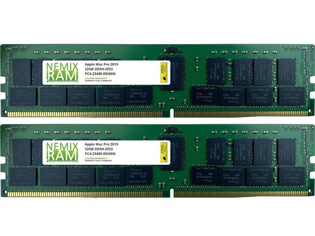 Nemix Ram Compatible Apple Mac Pro 2019 7,1 Memory 16GB DDR4-2933Mhz PC4-23400 288-Pin RDIMM