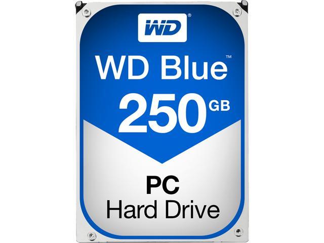Western Digital Blue WD2500AAKX 250GB 7200 RPM 16MB Cache SATA 6.0Gb/s 3.5" Internal Hard Drive Bare Drive