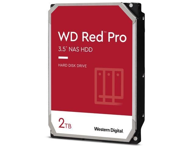 WD Red Pro NAS Hard Drive WD2002FFSX - Internal Hard Drive - 2 TB - 3.5" - SATA 6Gb/s - 7200 rpm - Buffer: 64 MB - OEM