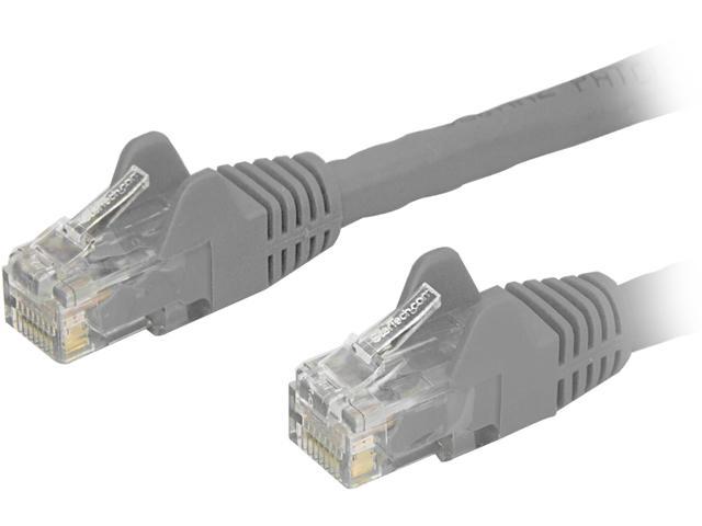 Workstation Hub 4 ft Category 6 Network Cable for Network Device StarTech.com 4ft Gray Cat6 Patch Cable with Snagless RJ45 Connectors 4 ft Cat6 UTP Cable First End: 1 x R Cat6 Ethernet Cable 