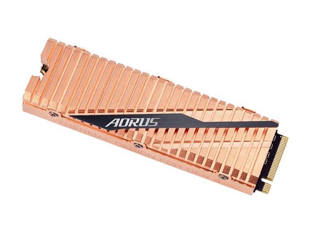 GIGABYTE AORUS NVMe Gen4 SSD 1TB M.2 2280 PCI-Express 4.0 x4 3D TLC  Internal Solid State Drive (SSD) Dual Side Copper GP-ASM2NE6100TTTD
