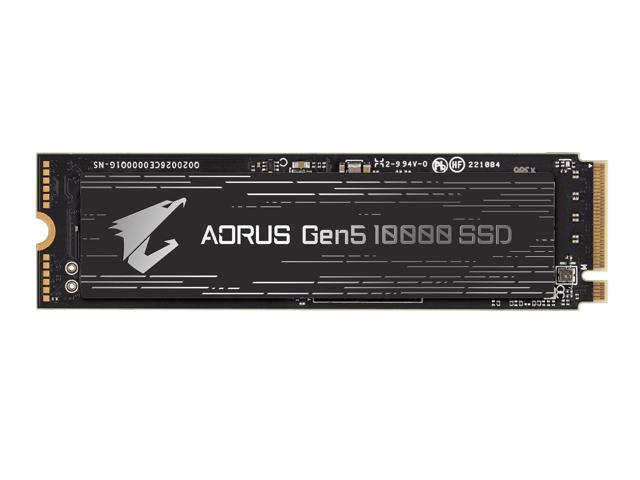 GIGABYTE AORUS Gen5 SSD 12000 SSD 2TB PCIe 5.0 NVMe M.2 Internal Solid  State Hard Drive with Read Speed Up to 12400MB/s, Write Speed Up to  11800MB/s, AG512K2TB 