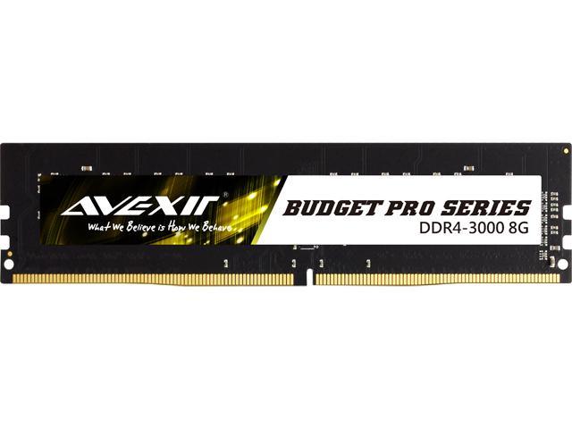 Avexir Budget Pro Series 8GB DDR4 3000 (PC4 24000) Desktop Memory Model AVD4UZ130001708G-1BP