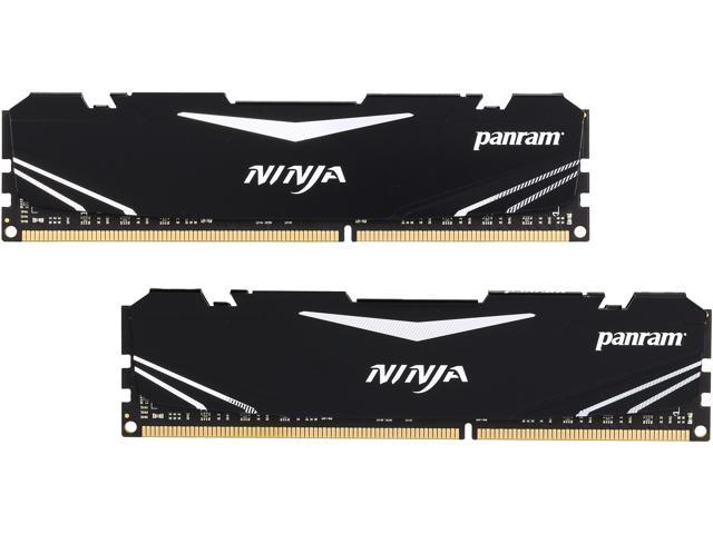 PANRAM Ninja Series 16GB (2 x 8GB) DDR3 1600 (PC3 12800) Desktop Memory Model PUD31600C98G2NJK