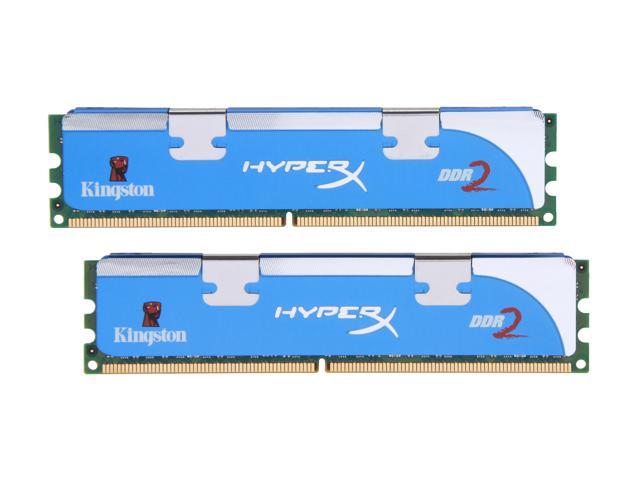 HyperX 4GB (2 x 2GB) DDR2 800 (PC2 6400) Dual Channel Kit Desktop Memory Model KHX6400D2LLK2/4G