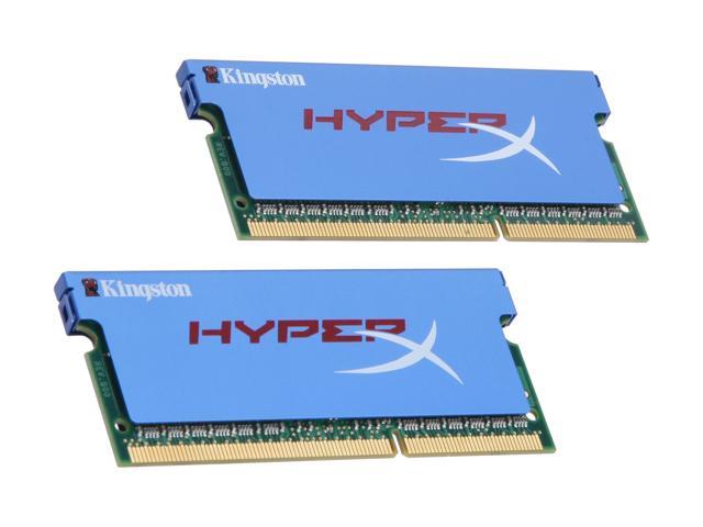 HyperX 4GB (2 x 2GB) 204-Pin DDR3 SO-DIMM DDR3 1066 (PC3 8500) Laptop Memory Model KHX8500S3ULK2/4GX