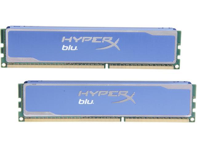 HyperX Blu 8GB (2 x 4GB) DDR3 1600 (PC3 12800) Desktop Memory Model KHX1600C9D3B1K2/8GX