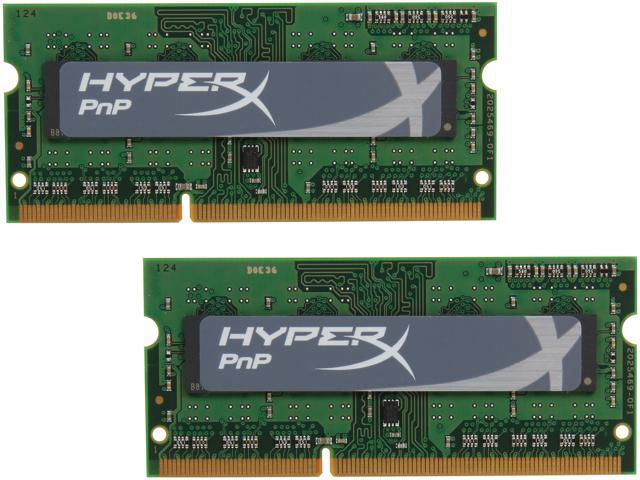 HyperX 8GB (2 x 4GB) 204-Pin DDR3 SO-DIMM DDR3L 1600 (PC3L 12800) Laptop Memory Model KHX16LS9P1K2/8