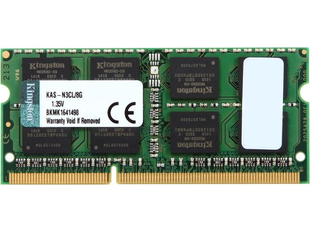 HyperX 8GB 204-Pin DDR3 SO-DIMM DDR3 1600 (PC3 12800) Laptop Memory Model KAS-N3CL/8G
