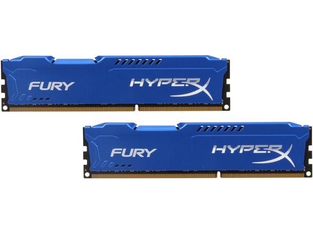 HyperX FURY 16GB (2 8GB) 1600 (PC3 12800) Desktop Memory Model HX316C10FK2/16 Desktop Memory -