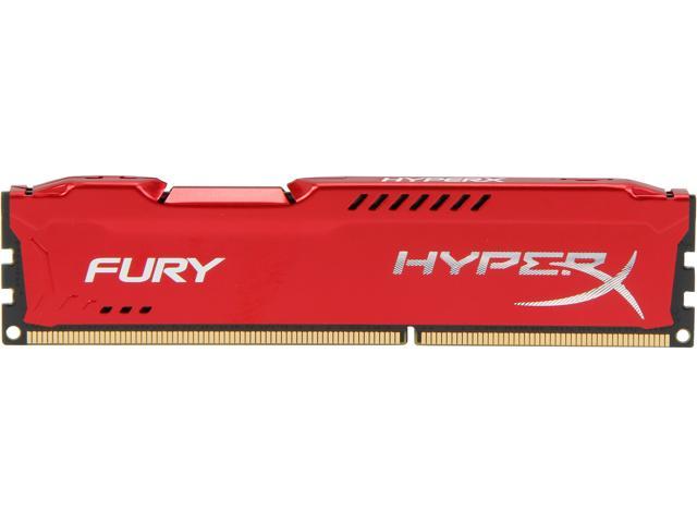 HyperX FURY 4GB DDR3 1600 (PC3 12800) Desktop Memory Model HX316C10FR/4