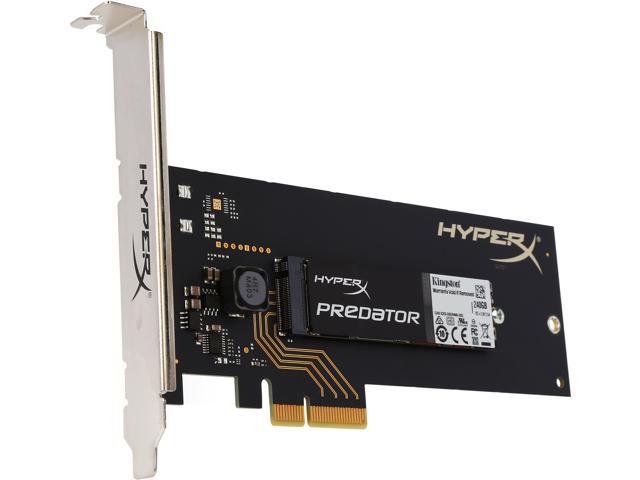 HyperX Predator AIC 240GB PCI-Express 2.0 x4 Internal Solid State Drive (SSD) SHPM2280P2H/240G (with HHHL Adapter)