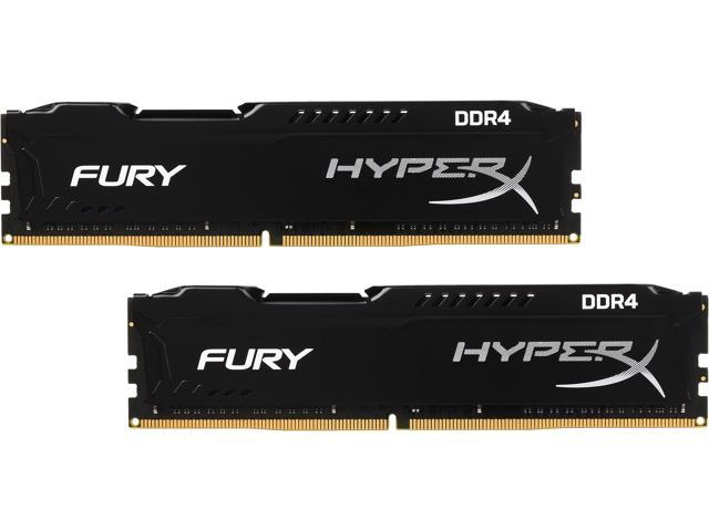 HyperX FURY 16GB (2 x 8GB) DDR4 2400 (PC4 19200) Desktop Memory Model Desktop - Newegg.com