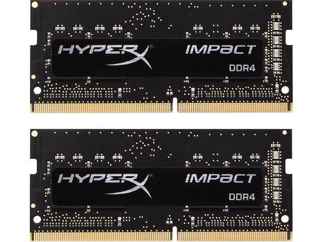 HyperX Impact 8GB (2 x 4GB) 260-Pin DDR4 SO-DIMM DDR4 2133 (PC4 17000) Laptop Memory Model HX421S13IBK2/8