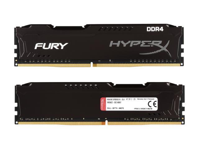 als je kunt Openlijk Keer terug HyperX Fury 16GB (2 x 8GB) DDR4 2400MHz DRAM (Desktop Memory) CL15 1.2V  DIMM (288-pin) HX424C15FB2K2/16-SLV (Intel XMP, AMD Ryzen) - Newegg.com