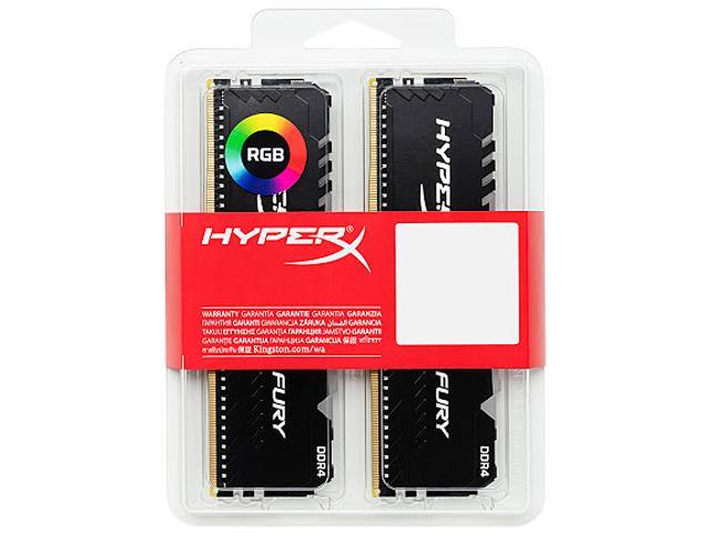 HyperX FURY 16GB (2 x 8GB) DDR4 3600 (PC4 28800) Desktop Memory Model HX436C17FB3AK2/16